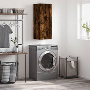 Armário de parede 34,5x34x90 cm carvalho fumado