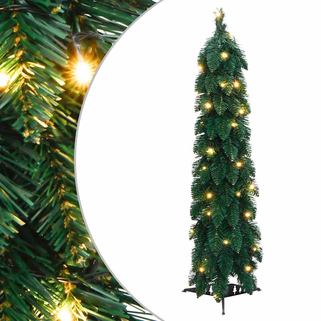 Árvore de Natal artificial pré-iluminada com 45 luzes LED 90 cm