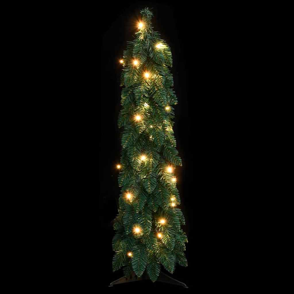 Árvore de Natal artificial pré-iluminada com 45 luzes LED 90 cm