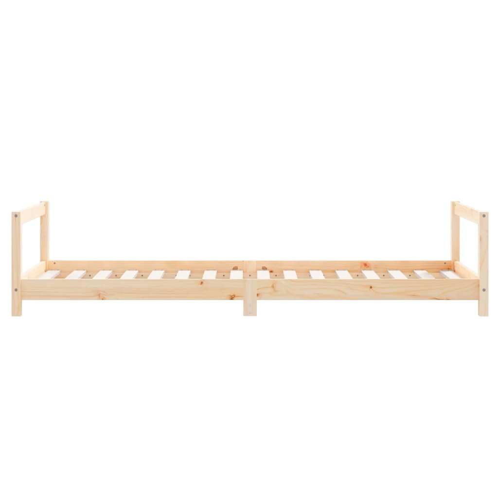Estrutura de cama infantil 80x200 cm madeira de pinho maciça