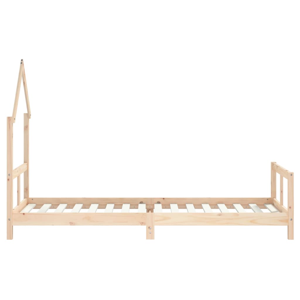 Estrutura de cama infantil 80x200 cm madeira de pinho maciça