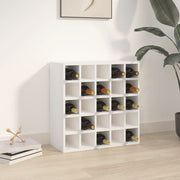 Adega Branca 56x25x56 cm Madeira Maciça Pinho