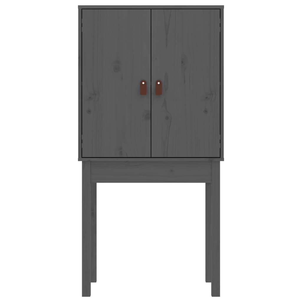 Aparador alto 60x40x120 cm madeira de pinho maciça branco