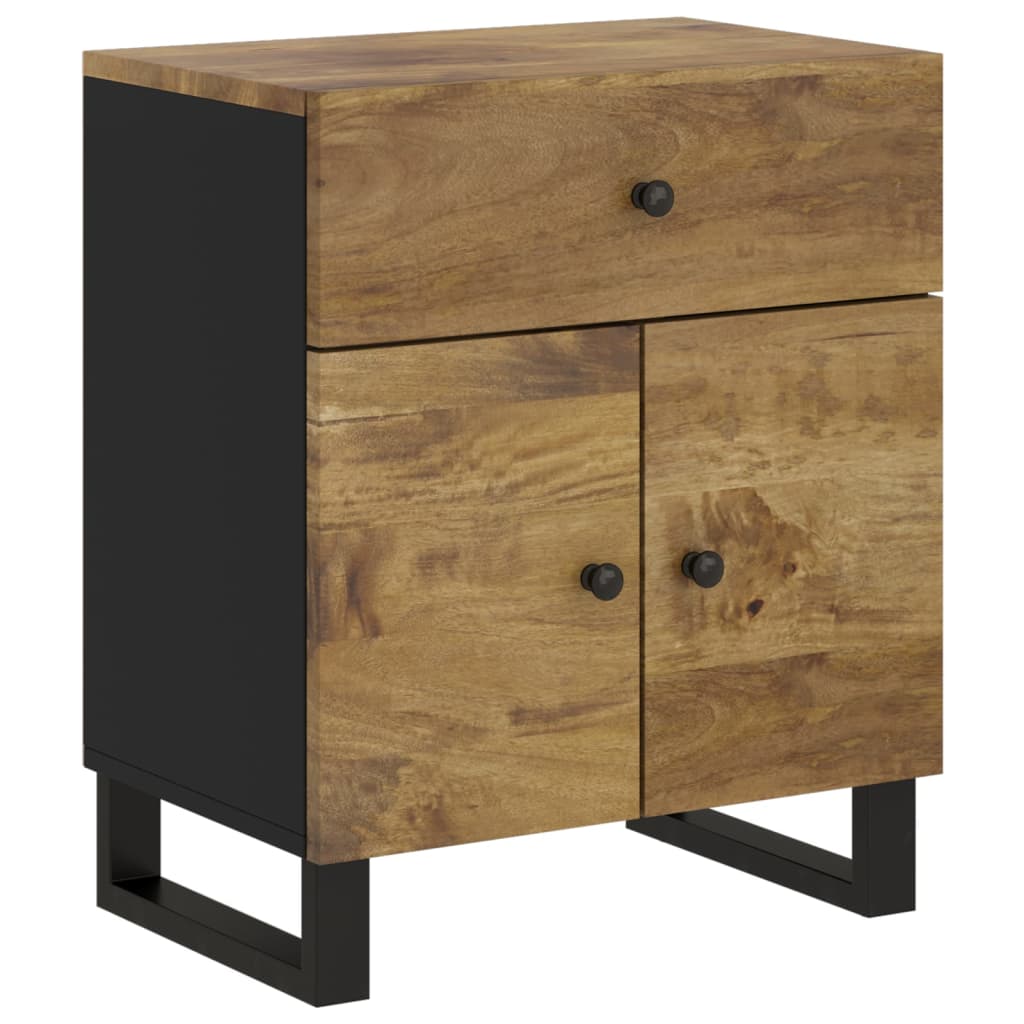 Mesa de cabeceira madeira de mangueira maciça/derivados madeira