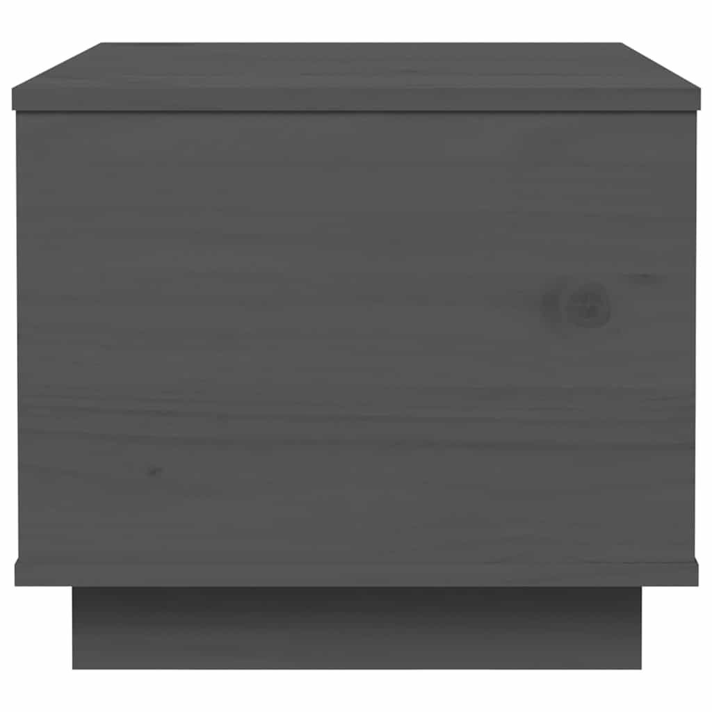 Mesa de centro 60x50x35 cm madeira de pinho maciça branco