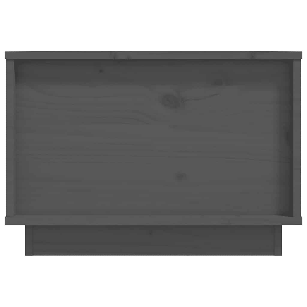 Mesa de centro 60x50x35 cm madeira de pinho maciça branco