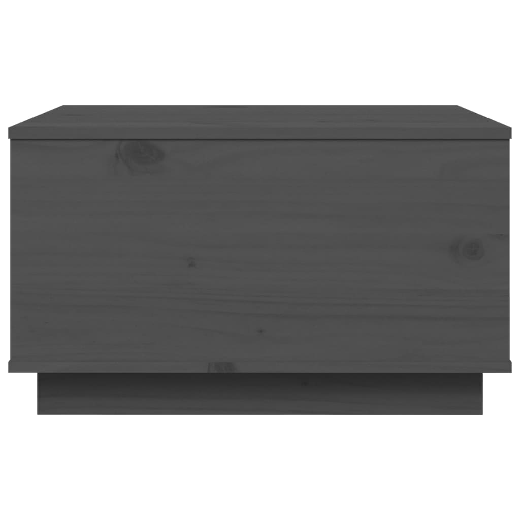 Mesa de centro 60x50x35 cm madeira de pinho maciça branco