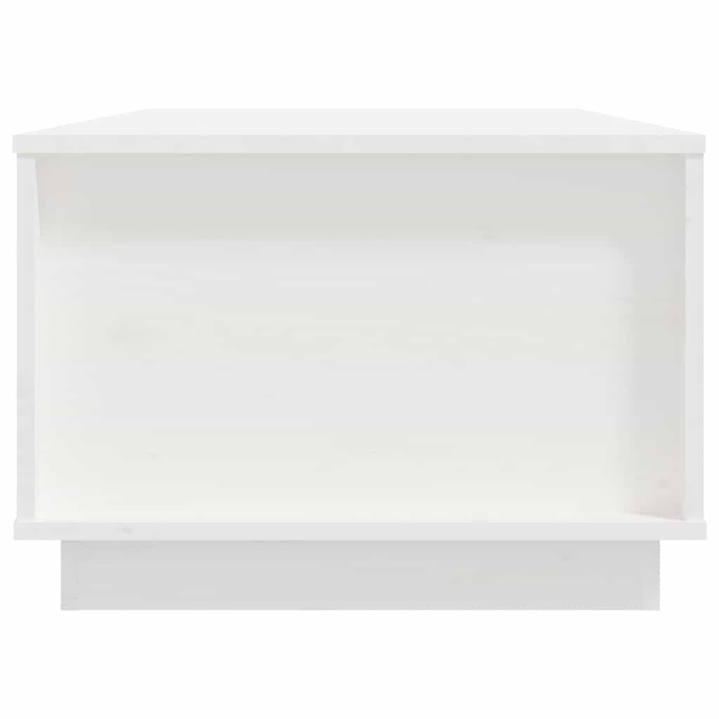 Mesa de centro 100x50x35 cm pinho maciço branco