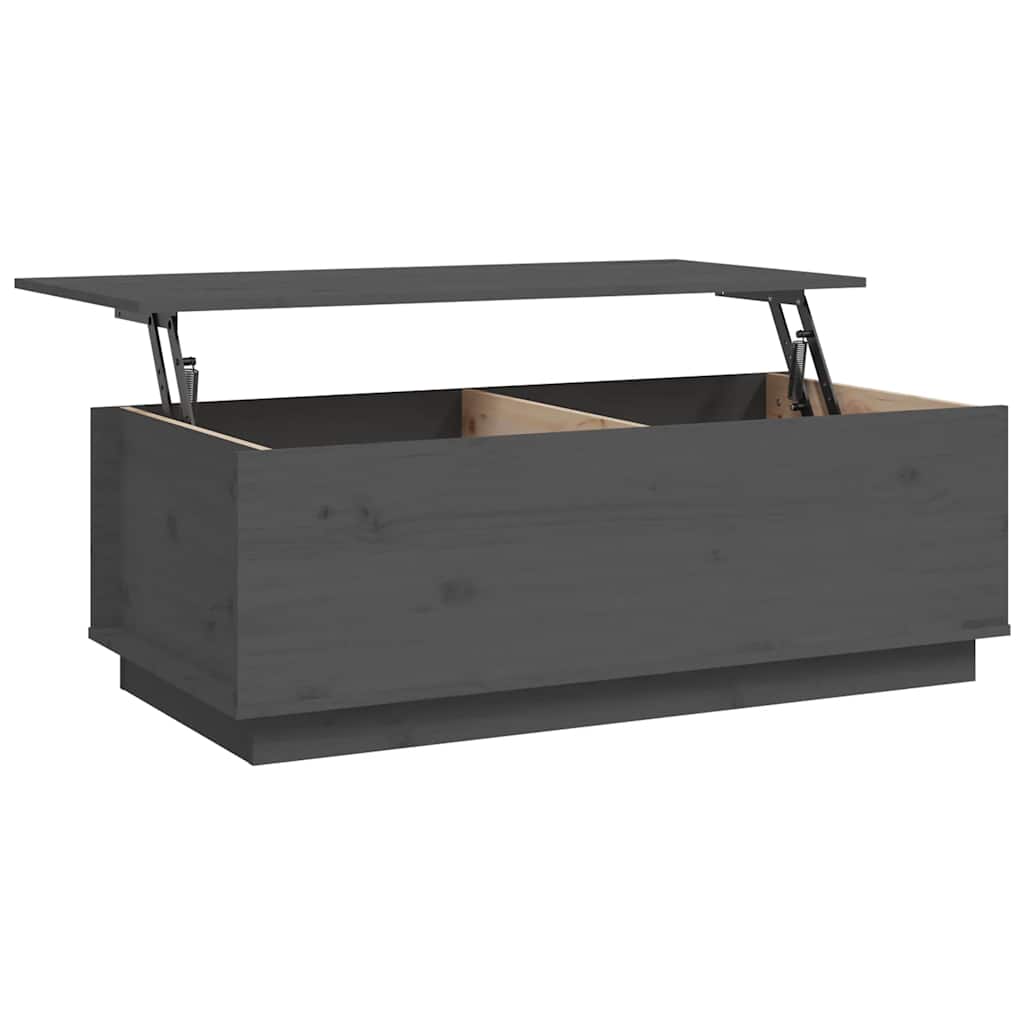 Mesa de centro 100x50x35 cm pinho maciço branco