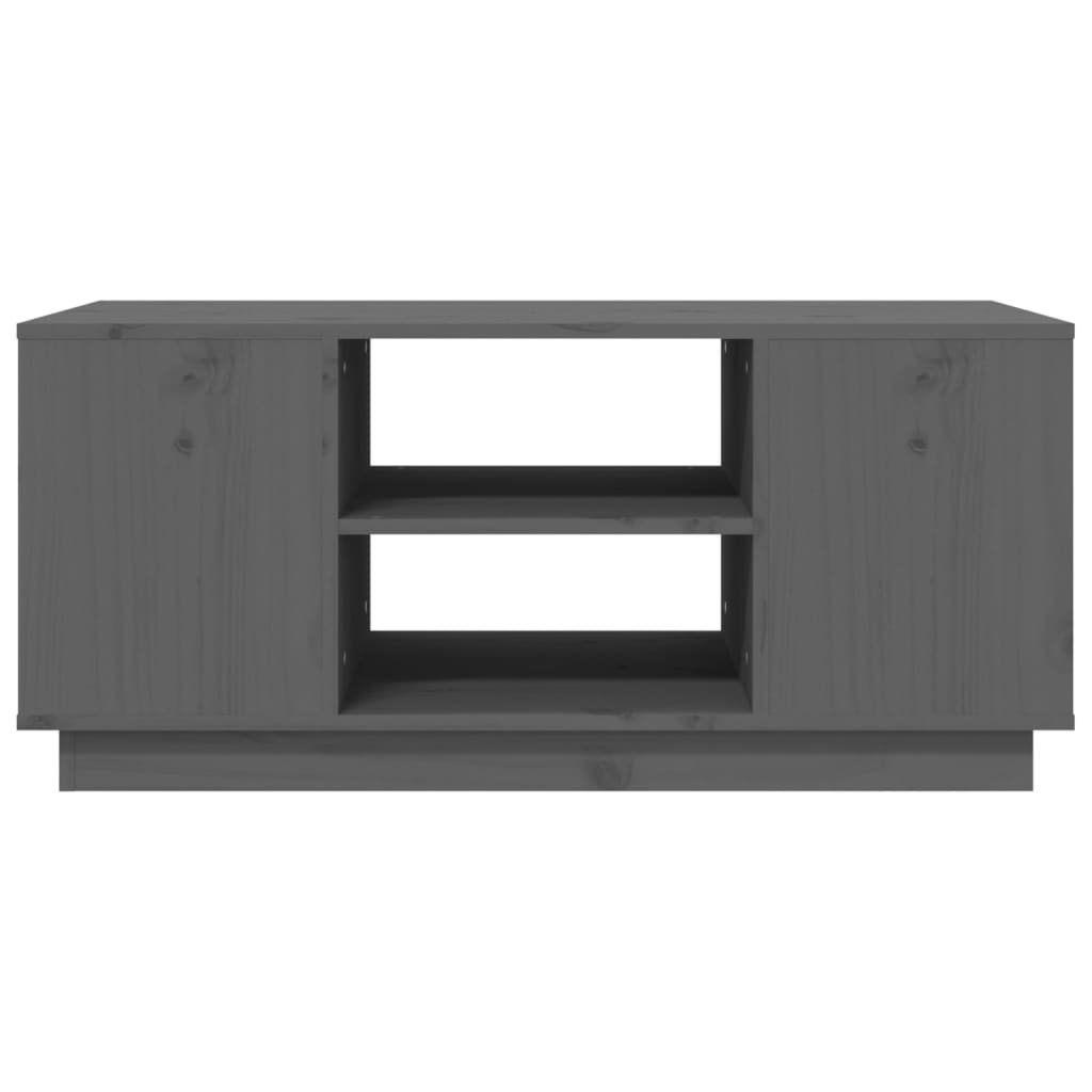 Mesa de centro 90x49x40,5 cm madeira de pinho maciça branco