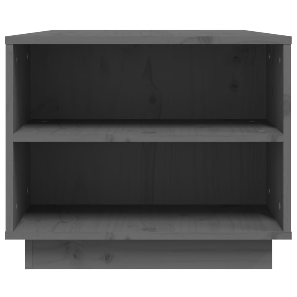 Mesa de centro 90x49x40,5 cm madeira de pinho maciça branco