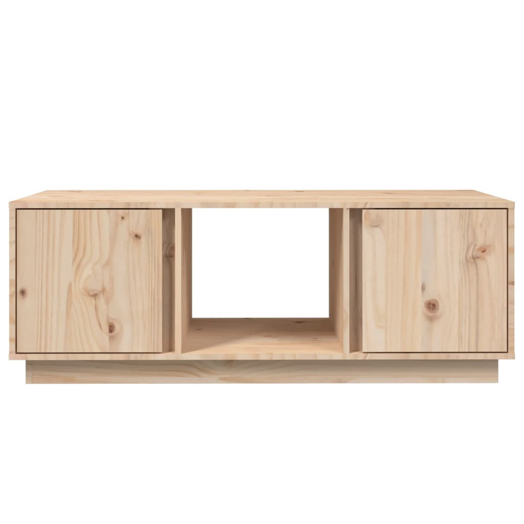 Mesa de centro 110x50x40 cm pinho maciço branco