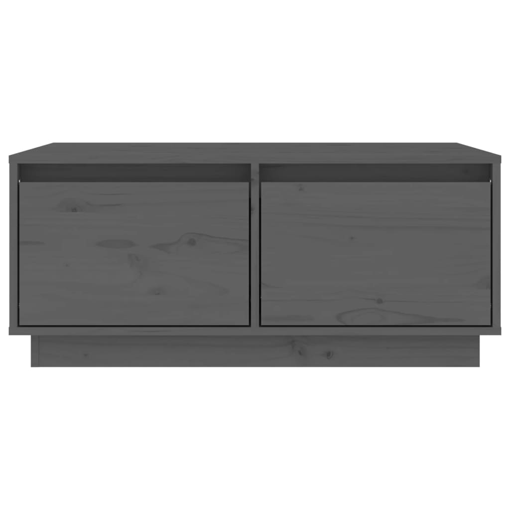 Mesa de centro 80x50x35 cm madeira de pinho maciça branco