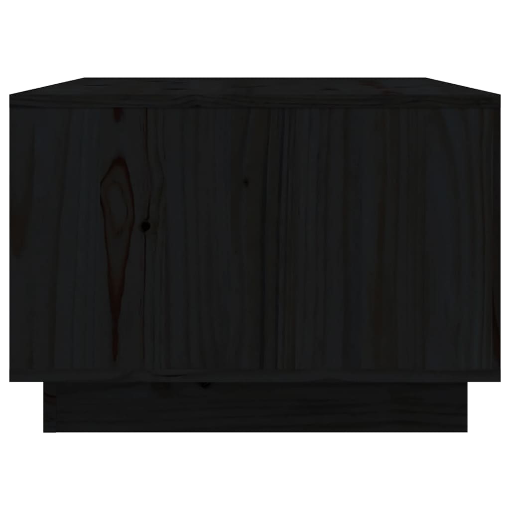 Mesa de centro 80x50x35 cm madeira de pinho maciça branco