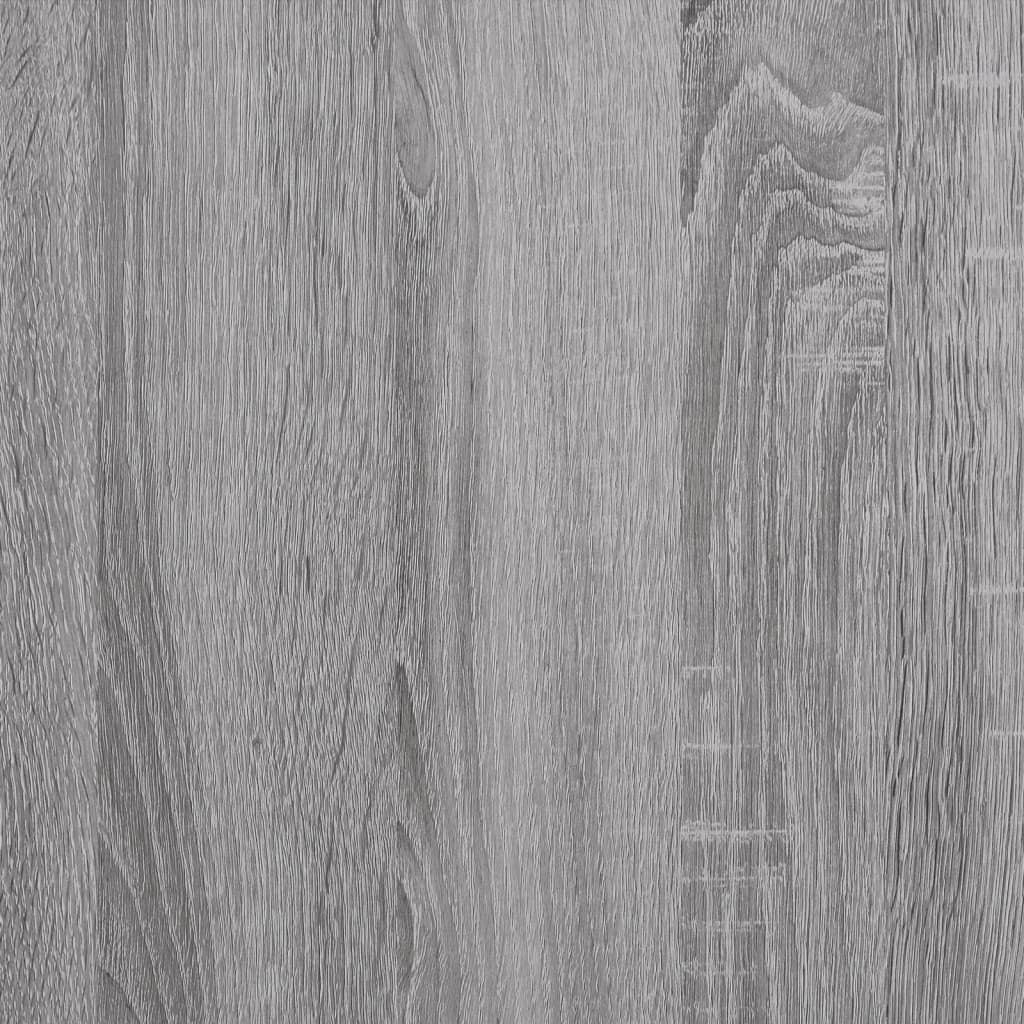 3 pcs Conjunto móveis casa de banho madeira proc. cinza sonoma