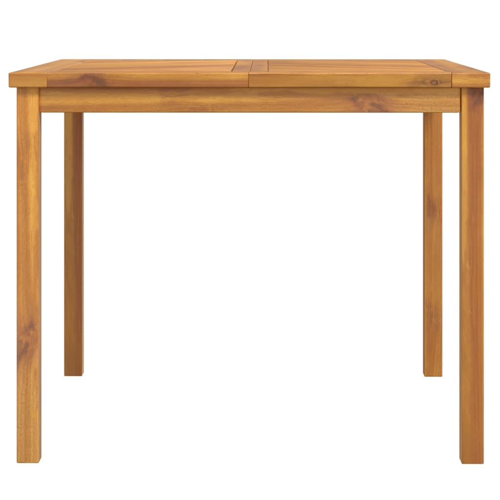 Mesa de jantar para jardim 90x90x74 cm madeira de acácia maciça