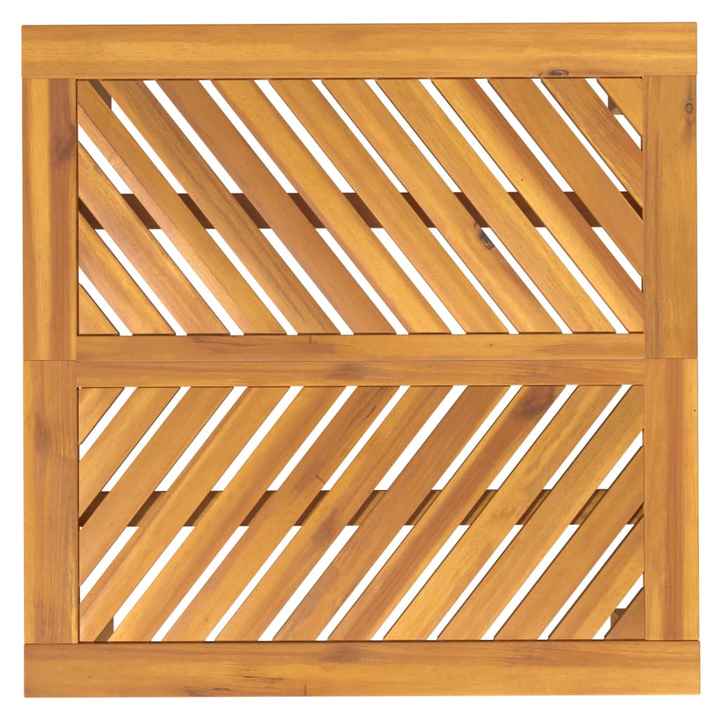 Mesa de jantar para jardim 90x90x74 cm madeira de acácia maciça
