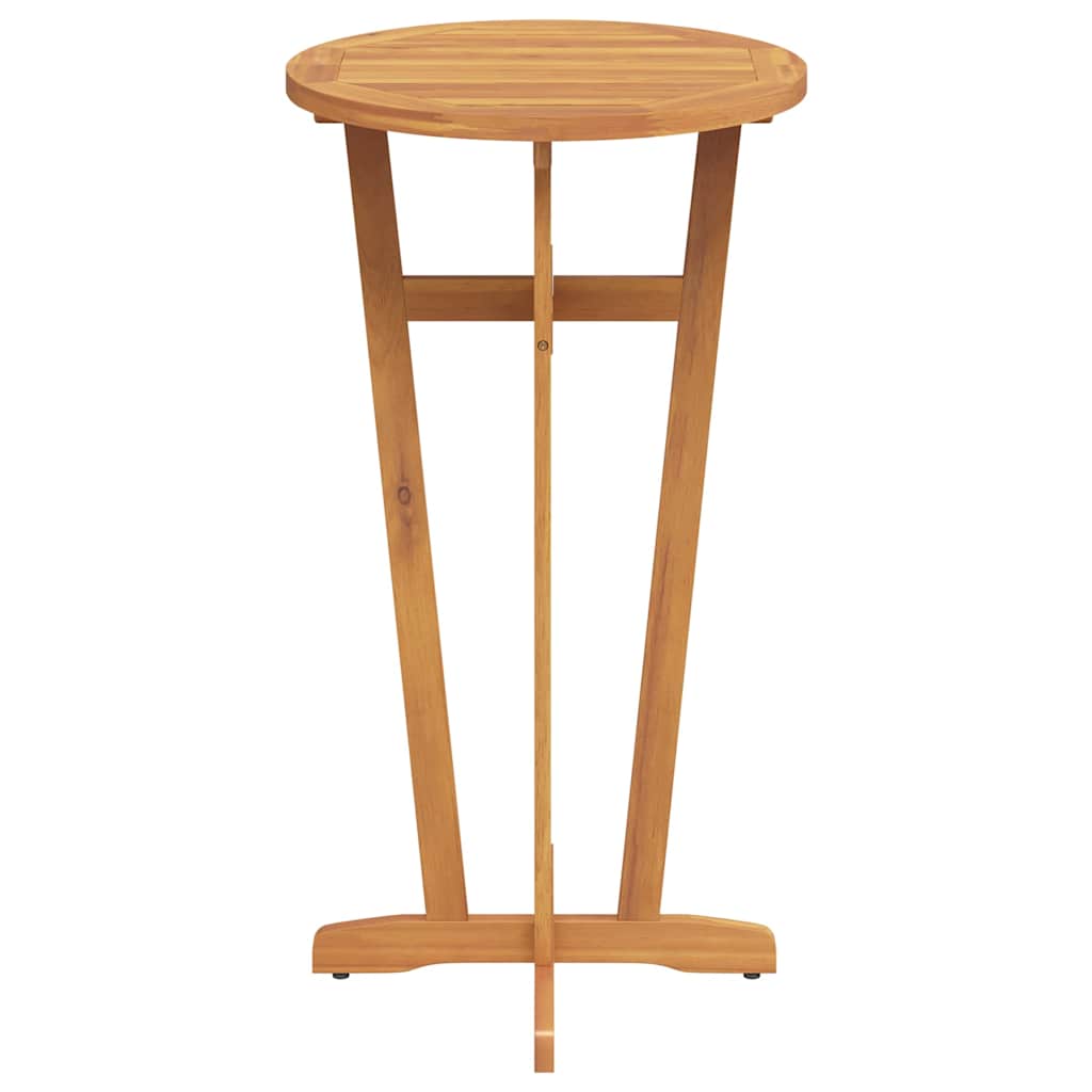 Mesa de bar para jardim Ø60x105 cm madeira de acácia maciça