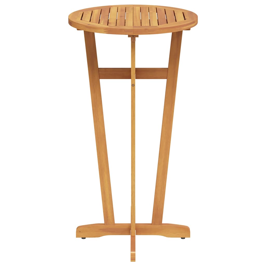 Mesa de bar para jardim Ø60x105 cm madeira de acácia maciça