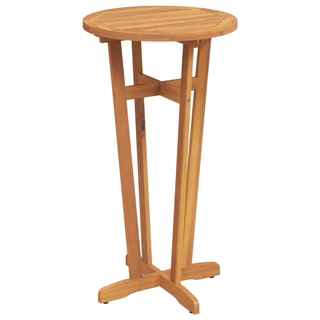 Mesa de bar para jardim Ø60x105 cm madeira de acácia maciça