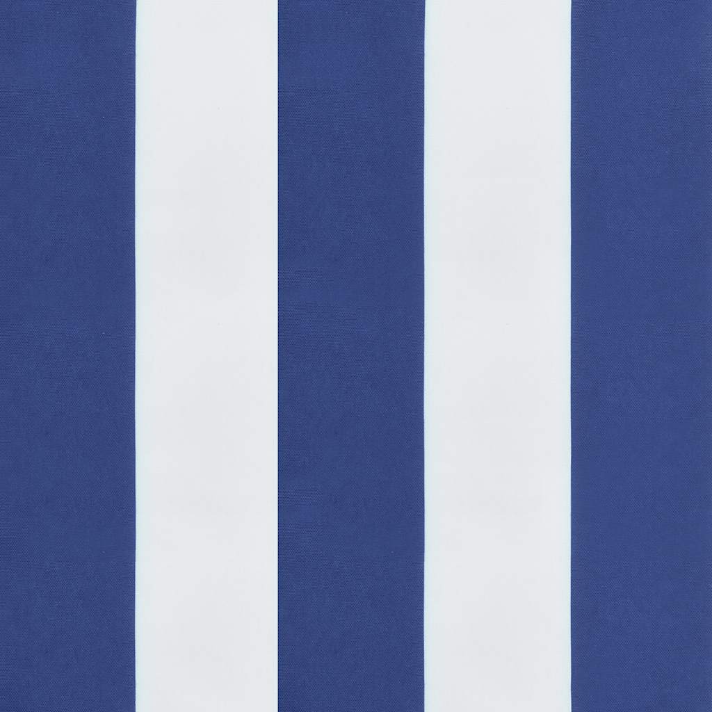 Almofadões p/ cadeira 2pcs 50x50x4 cm tecido riscas azul/branco