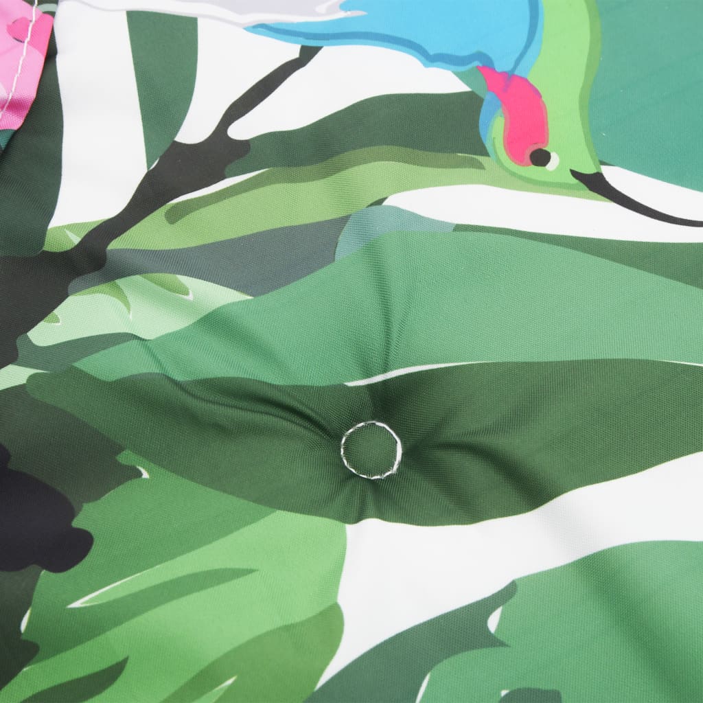 Almofadões cadeira de encosto alto 4 pcs tecido multicor