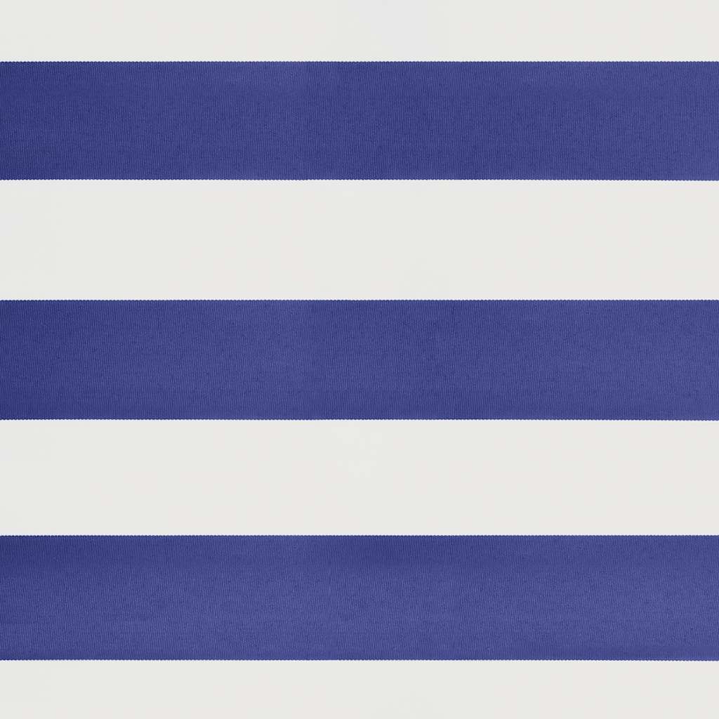 Toldo retrátil 4x3 m tecido e alumínio azul e branco