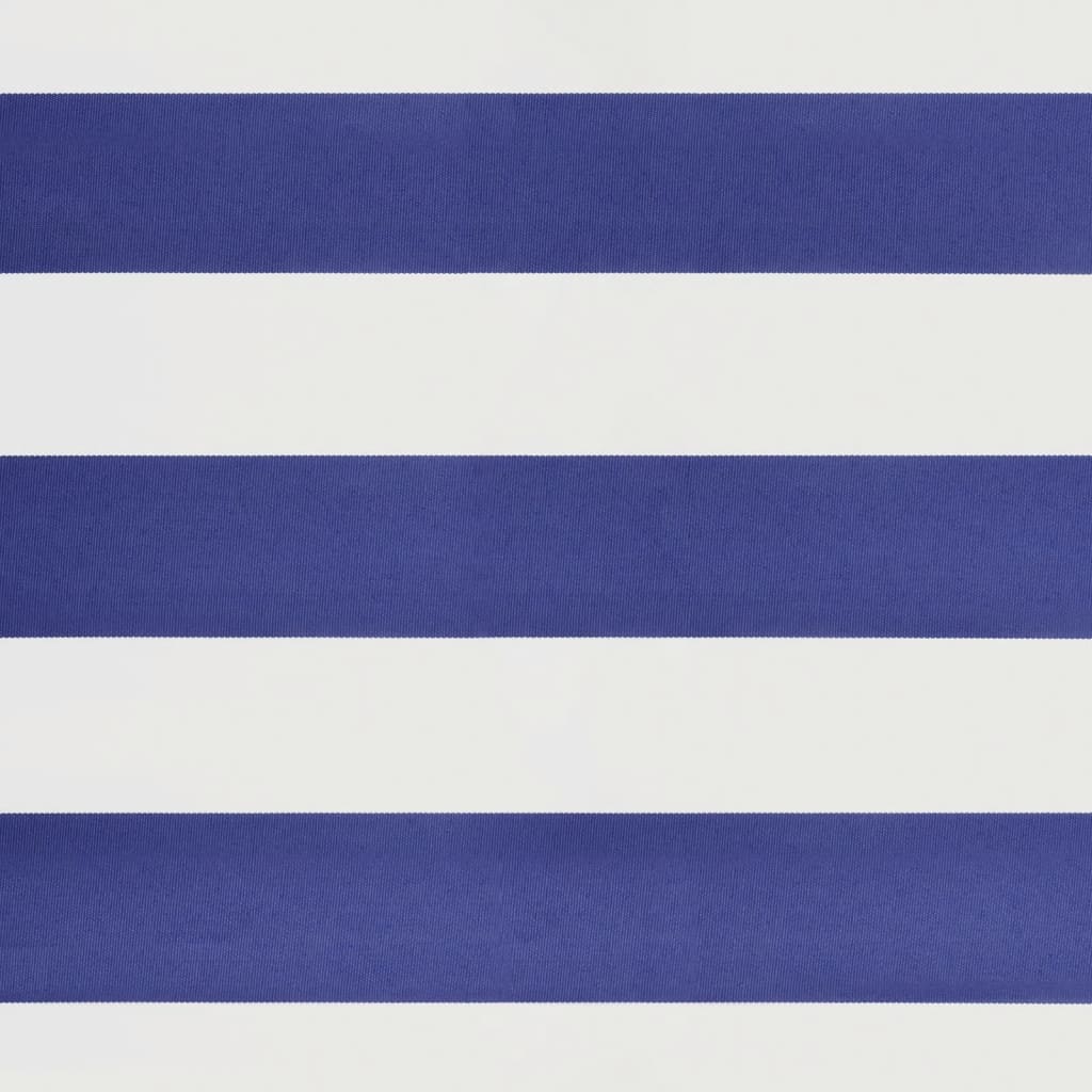 Toldo retrátil automático com 4x3 m azul e branco