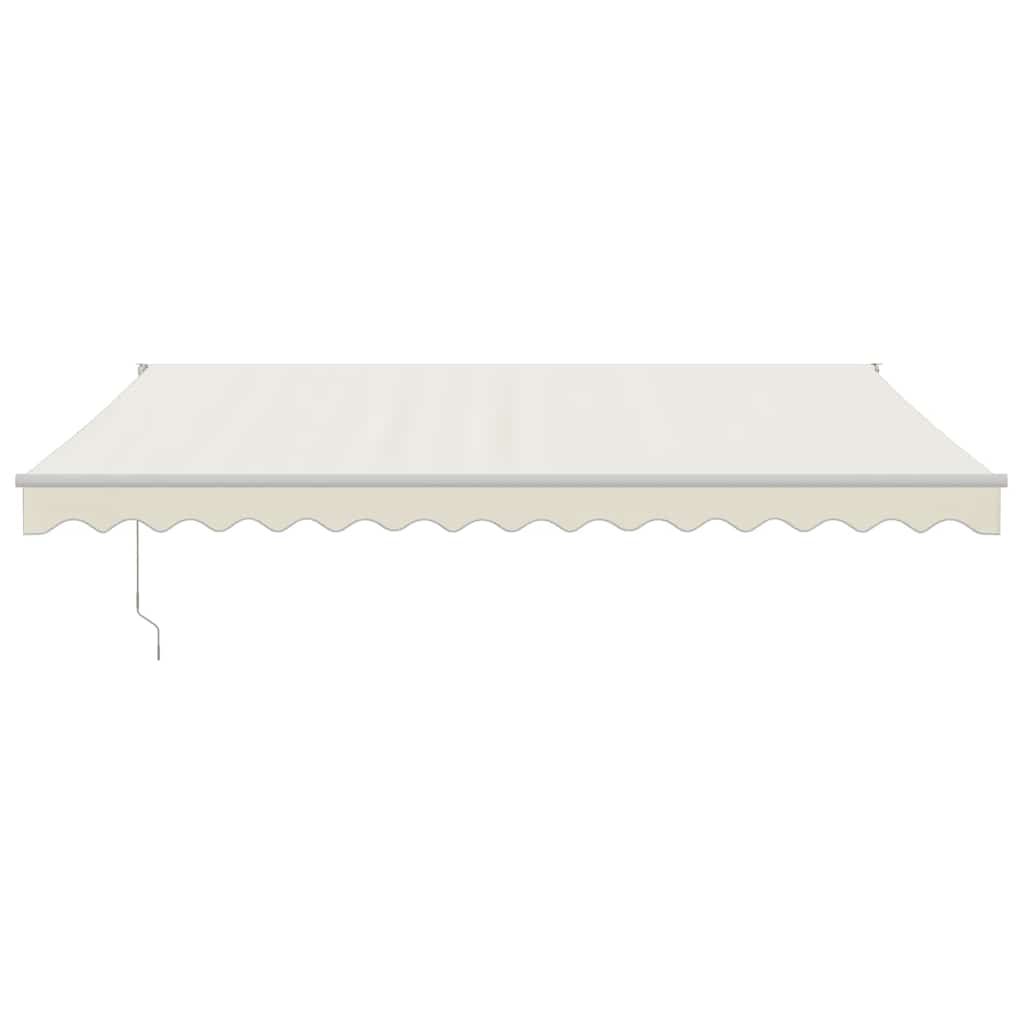 Toldo retrátil automático 4x3 m cor creme