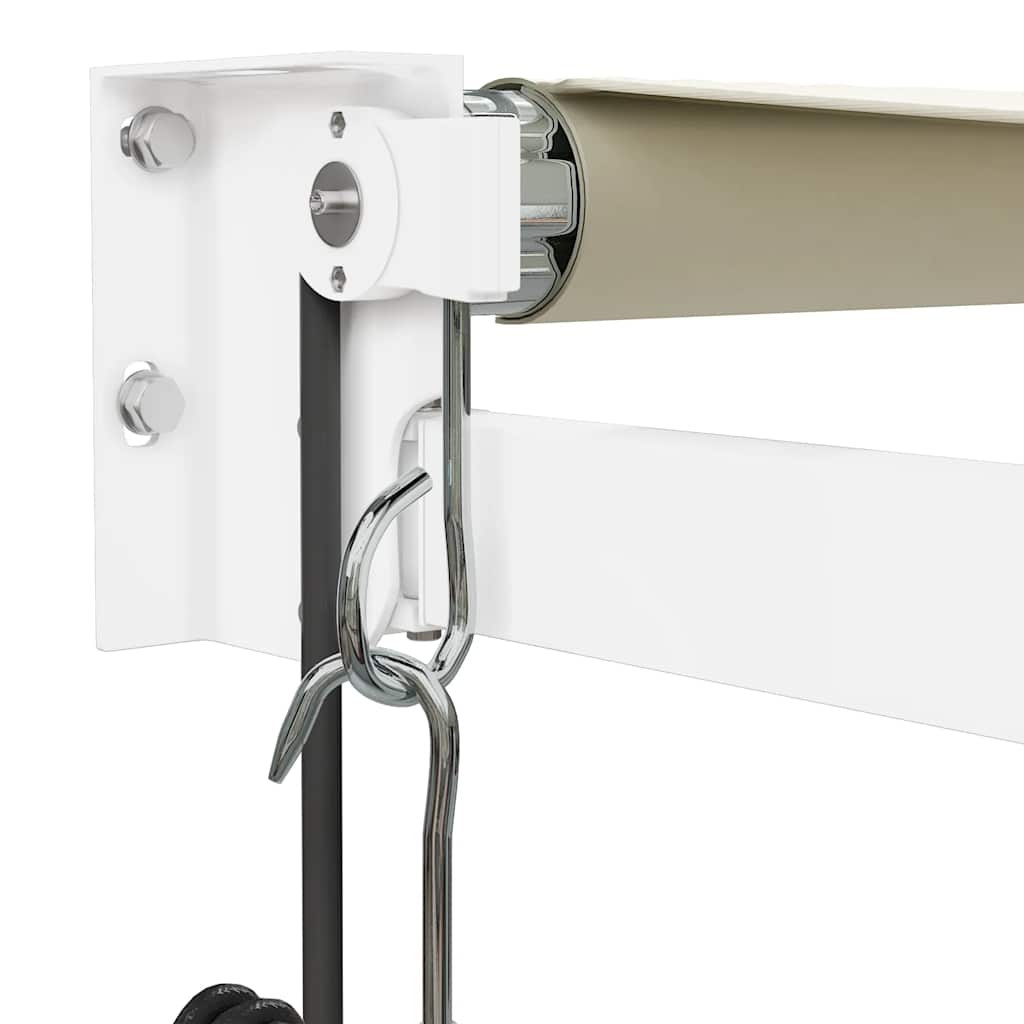 Toldo retrátil automático 4x3 m cor creme