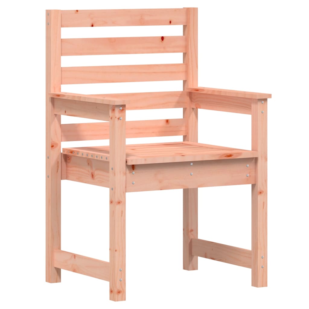 7 pcs conj. jantar p/ jardim madeira de douglas maciça