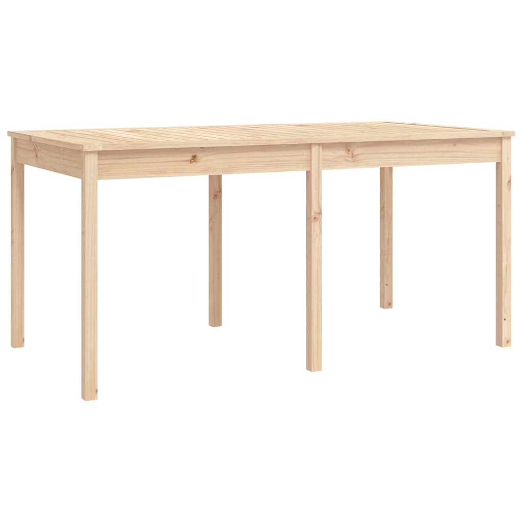 7 pcs conjunto de jantar para jardim madeira de pinho maciça