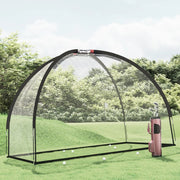 Rede p/ treino de golfe 300x150x210 poliéster preto