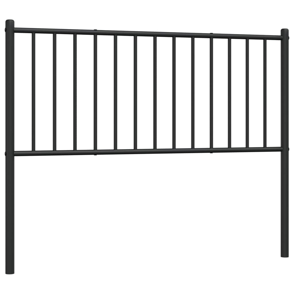 Cabeceira de cama 107 cm metal preto