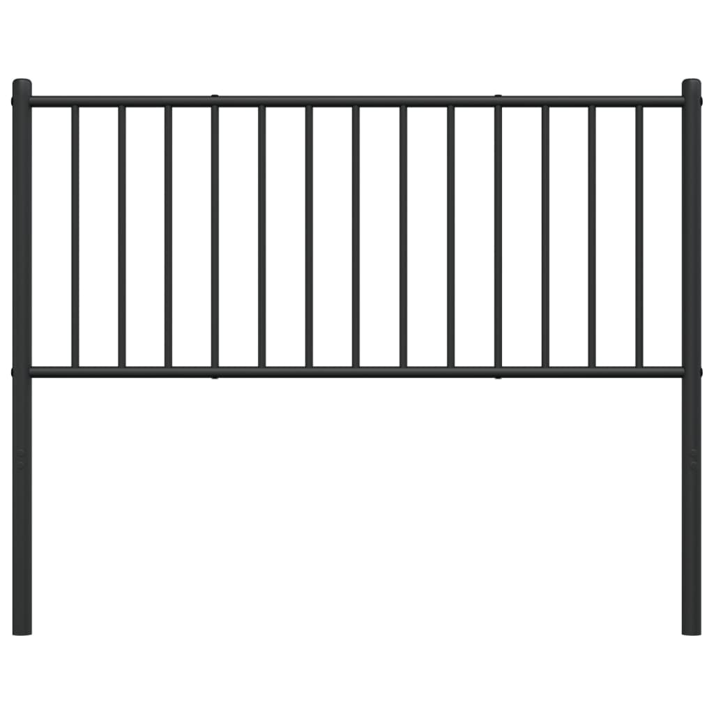 Cabeceira de cama 107 cm metal preto