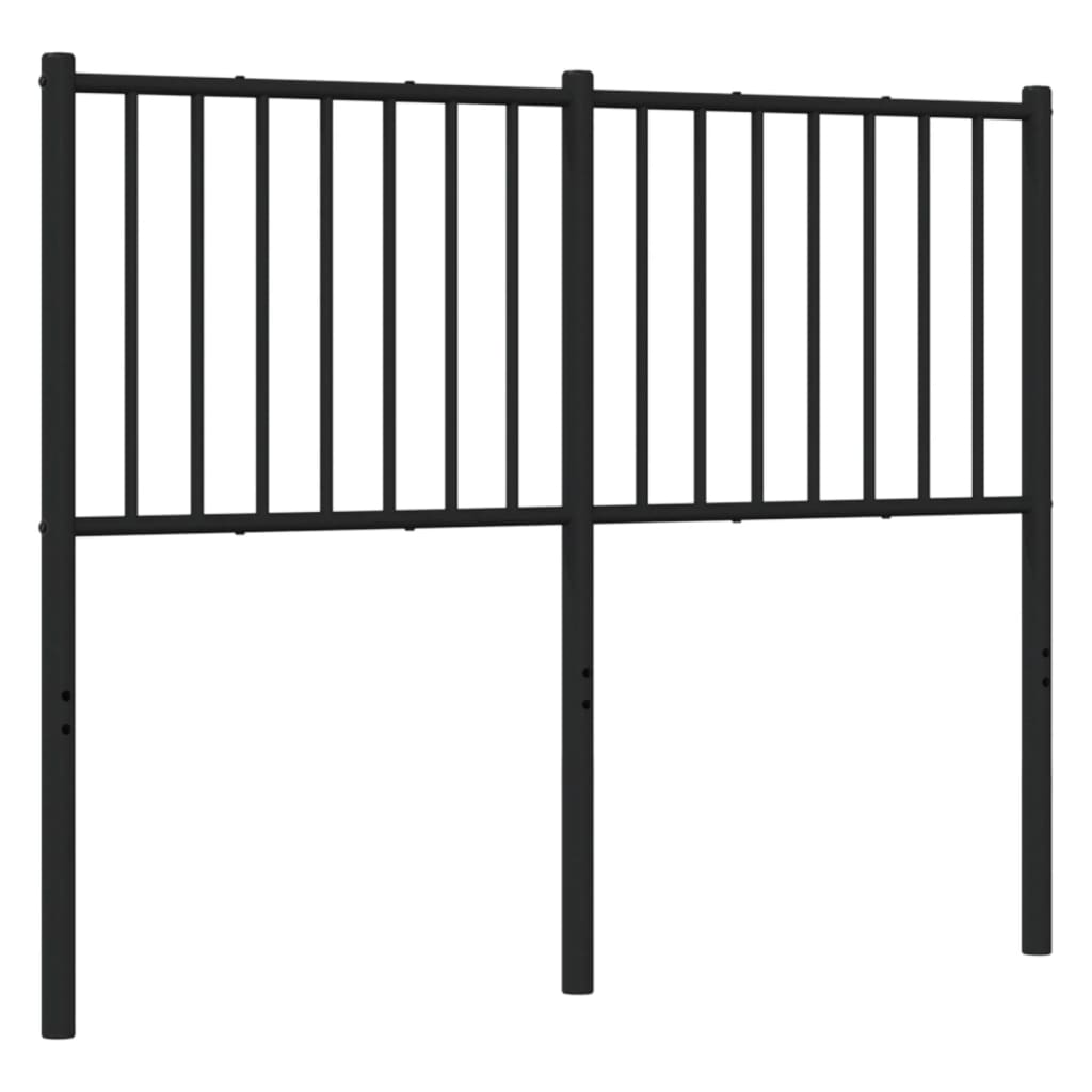 Cabeceira de cama 120 cm metal preto