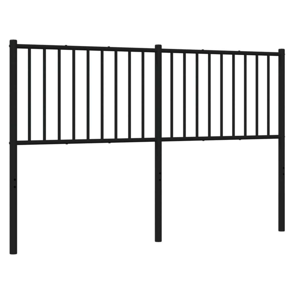 Cabeceira de cama 150 cm metal preto
