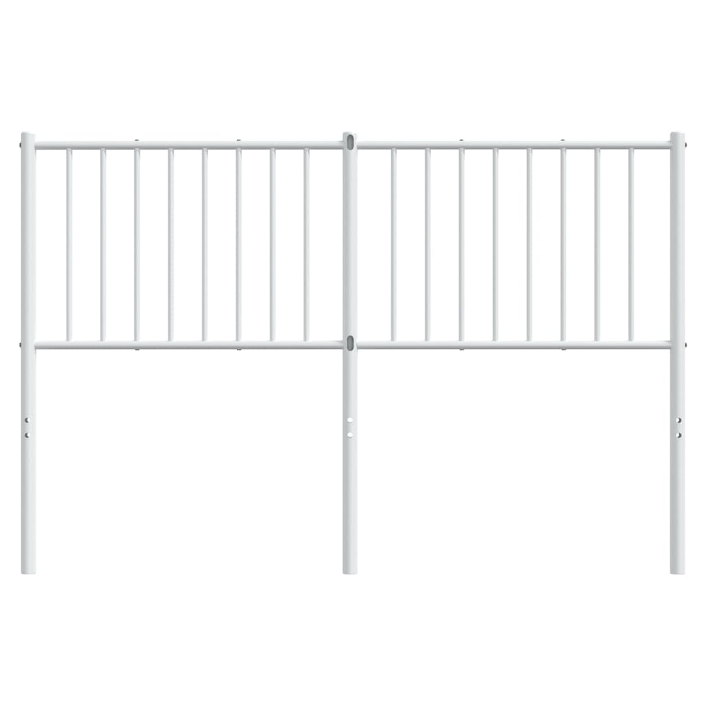 Cabeceira de cama 135 cm metal branco
