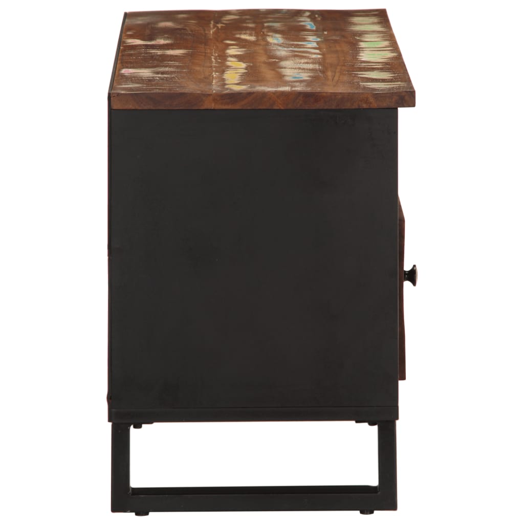 Móvel de TV 100x33x46 cm acácia maciça/derivados madeira