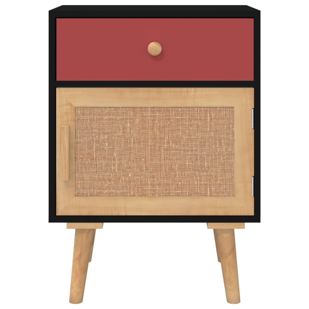 Mesas de cabeceira 2 pcs 40x30x55 cm derivados de madeira preto