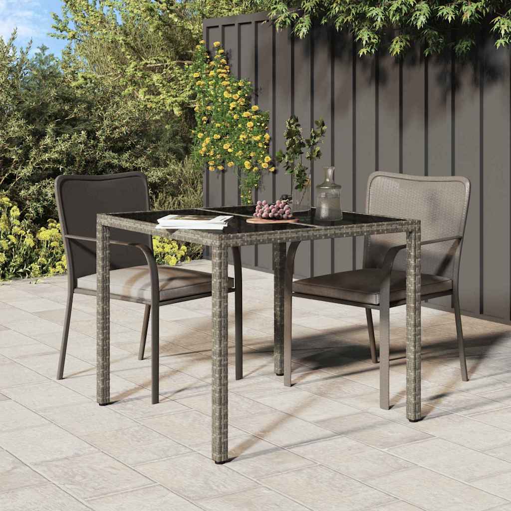 Mesa de Jantar para Jardim Cinzeto 90 x 90 x 75 cm