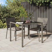 Mesa de Jantar para Jardim Cinzeto 90 x 90 x 75 cm