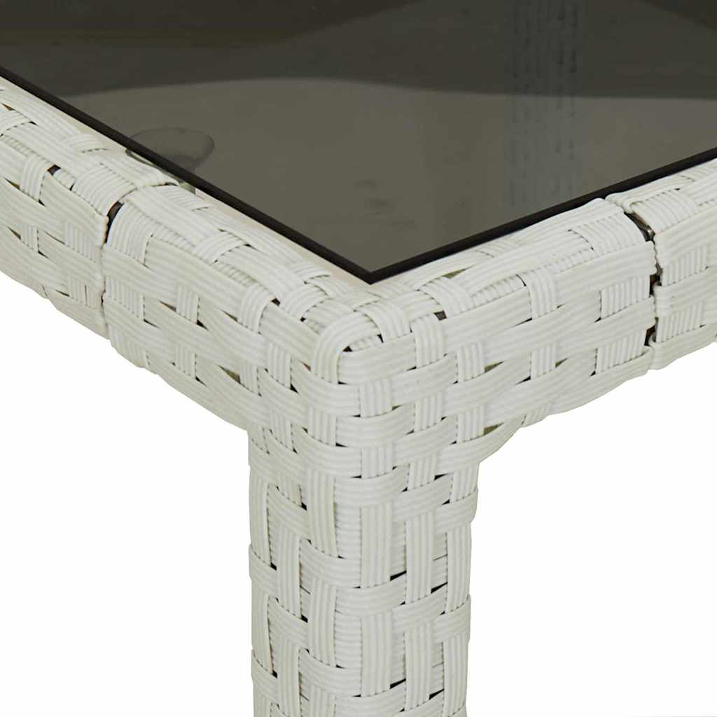 Mesa de Jantar para Jardim Branco 150 x 90 x 75 cm