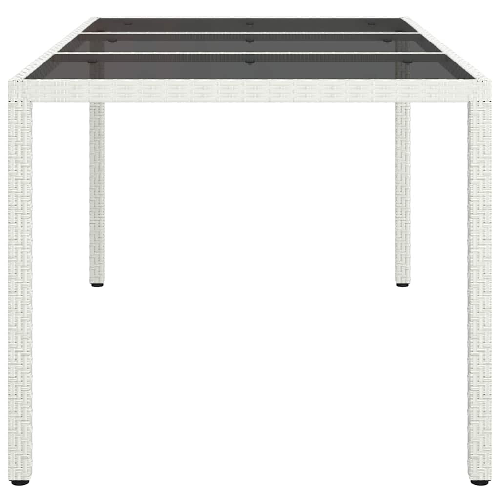 Mesa de Jantar para Jardim Branco 150 x 90 x 75 cm