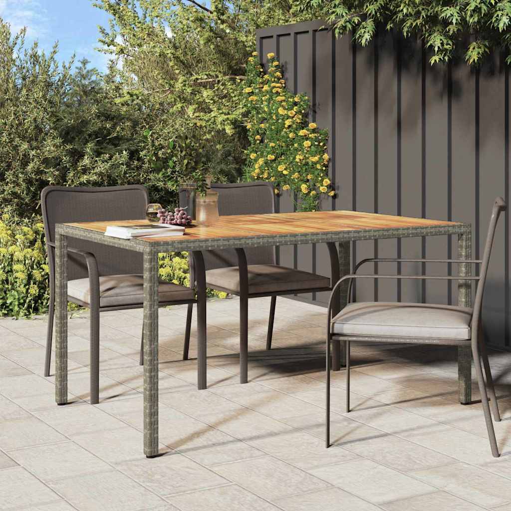 Mesa de Jantar para Jardim Cinzeto 150 x 90 x 75 cm