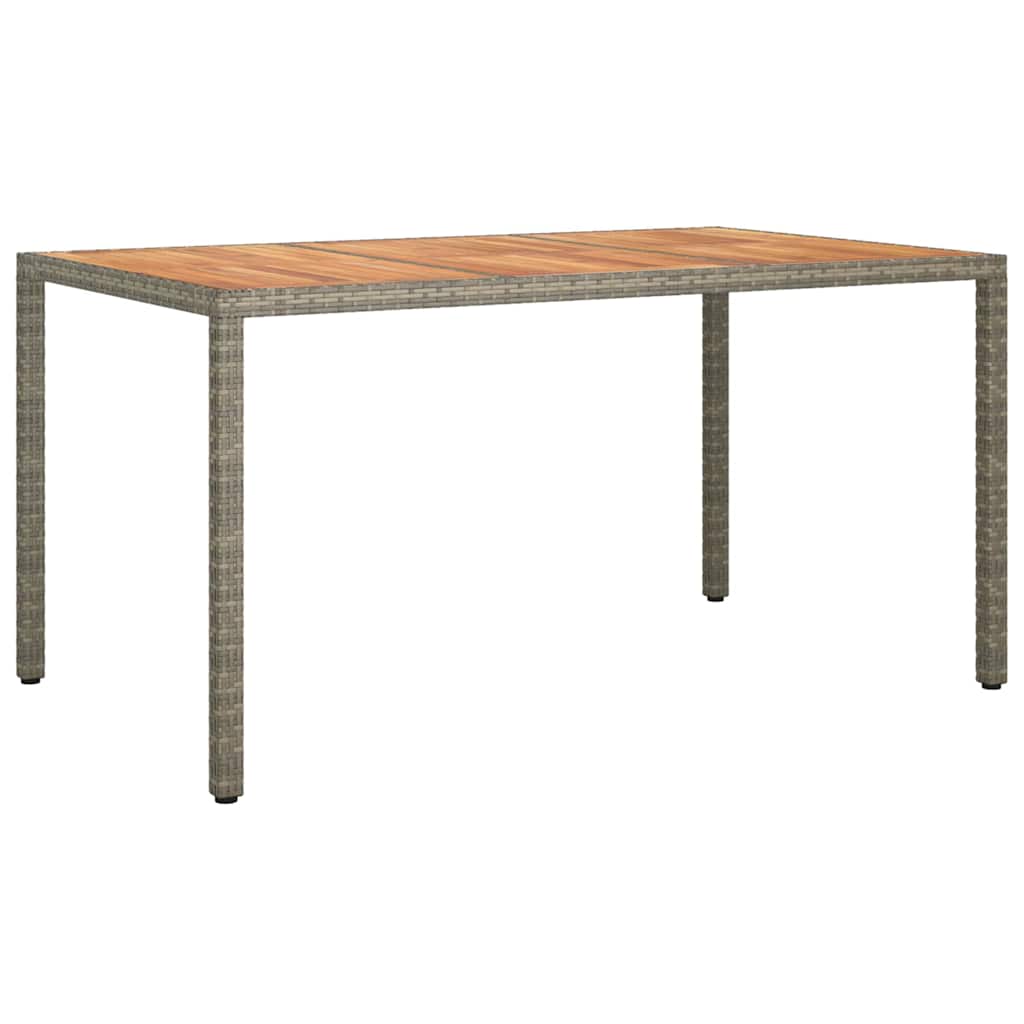 Mesa de Jantar para Jardim Cinzeto 150 x 90 x 75 cm