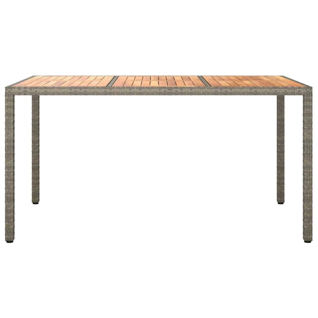 Mesa de Jantar para Jardim Cinzeto 150 x 90 x 75 cm