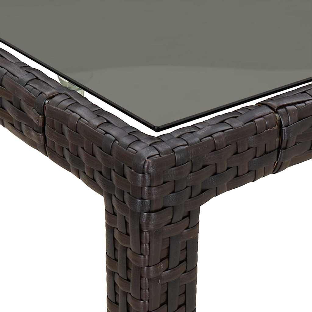 Mesa de Jantar para Jardim Castanho 250 x 100 x 75 cm
