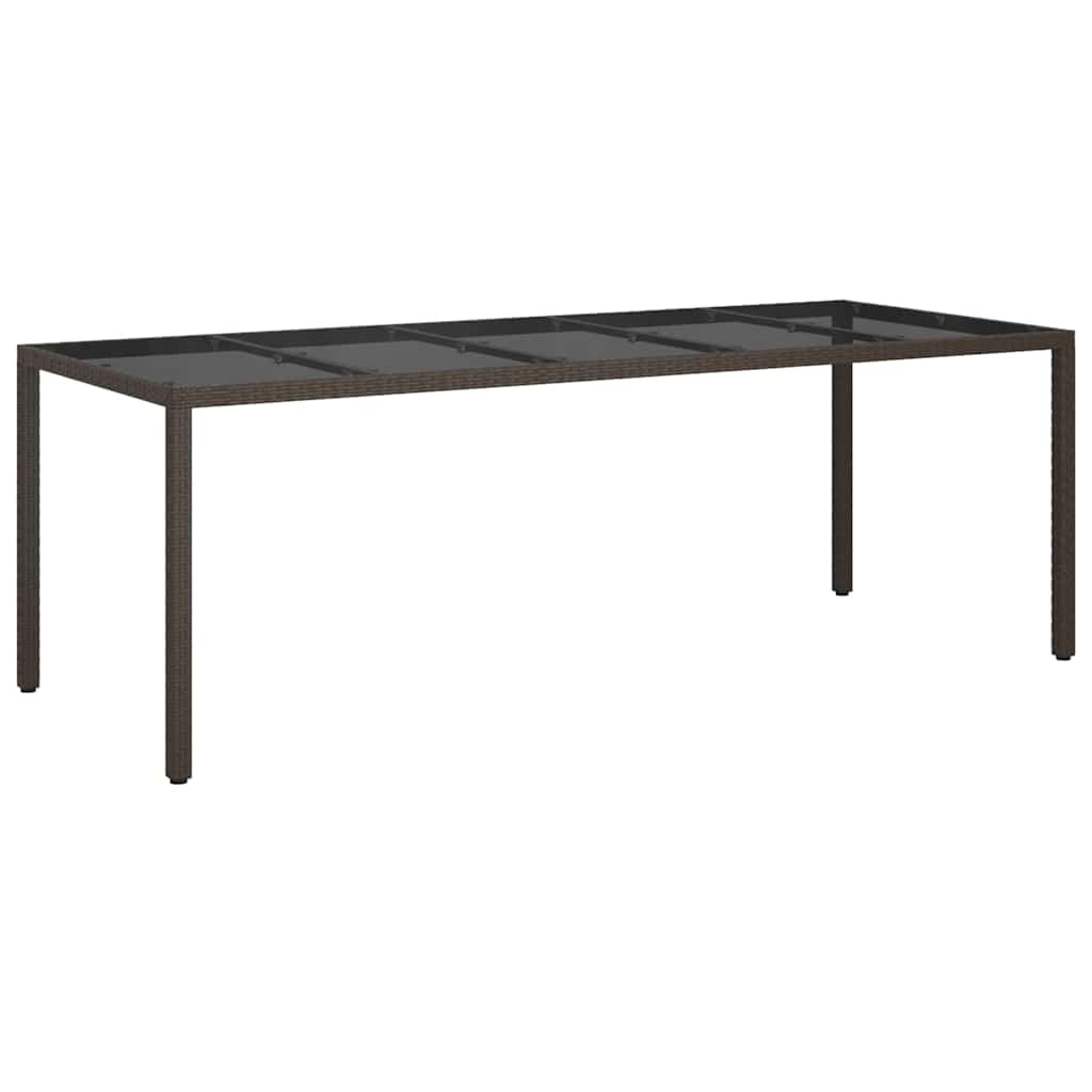 Mesa de Jantar para Jardim Castanho 250 x 100 x 75 cm