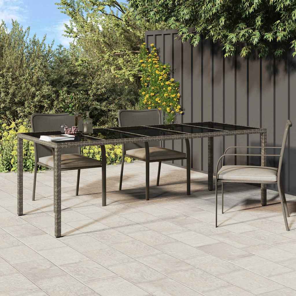 Mesa de Jantar para Jardim Cinzeto 250 x 100 x 75 cm